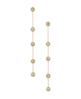 Ettika Sparkle Ball Drop 18K Gold Plated Earrings