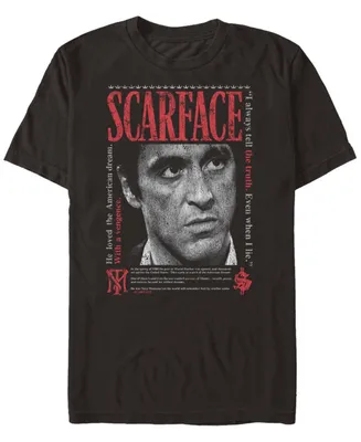Fifth Sun Men's Scarface Stare Down Short Sleeves T-shirt