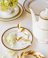 Noritake Charlotta Gold Set of 4 Bread Butter Plates, Service For 4