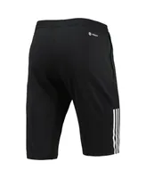 Men's adidas Black Sporting Kansas City 2023 On-Field Training Aeroready Half Pants