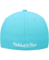 Men's Mitchell & Ness Teal San Antonio Spurs Hardwood Classics Mvp Team Ground 2.0 Fitted Hat