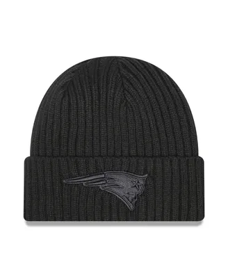 Men's New Era Graphite New England Patriots Core Classic Tonal Cuffed Knit Hat