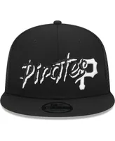 Men's New Era Black Pittsburgh Pirates Street Trucker 9FIFTY Snapback Hat