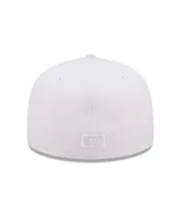 Men's New Era Los Angeles Angels White on 59FIFTY Fitted Hat