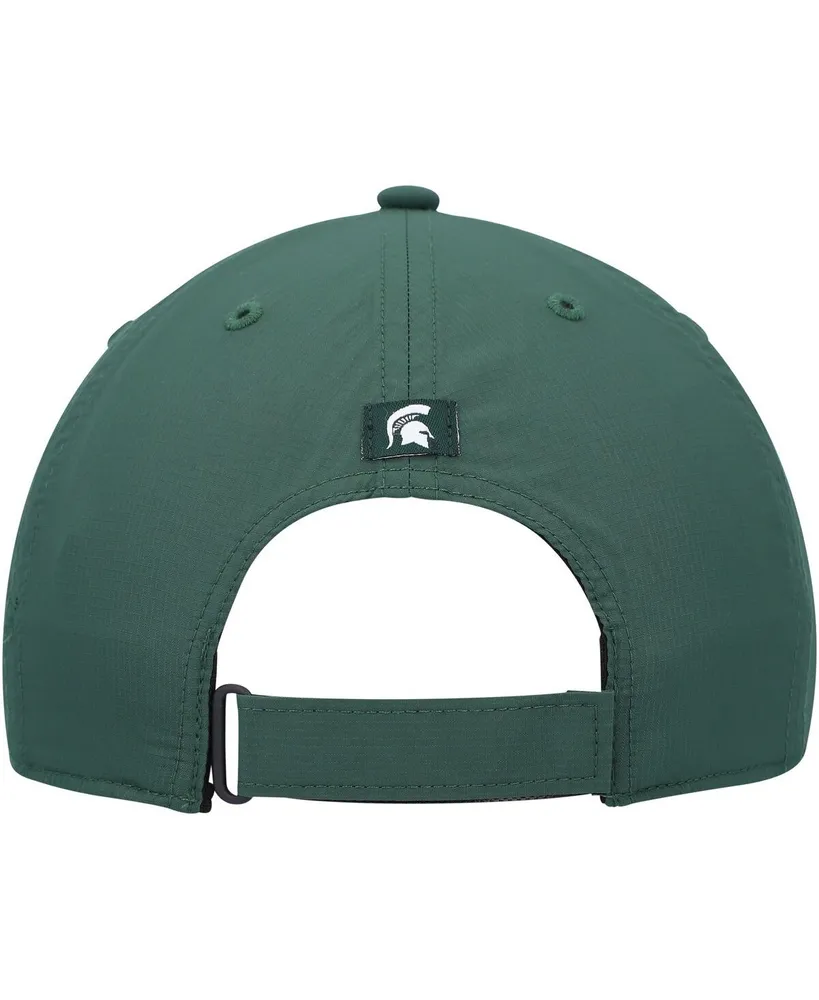 Men's '47 Brand Green Michigan State Spartans Microburst Clean Up Adjustable Hat