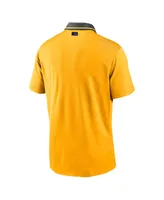 Men's Nike Gold Pittsburgh Pirates 2023 City Connect Knit Performance Polo Shirt