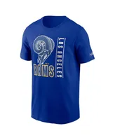 Men's Nike Royal Los Angeles Rams Lockup Essential T-shirt