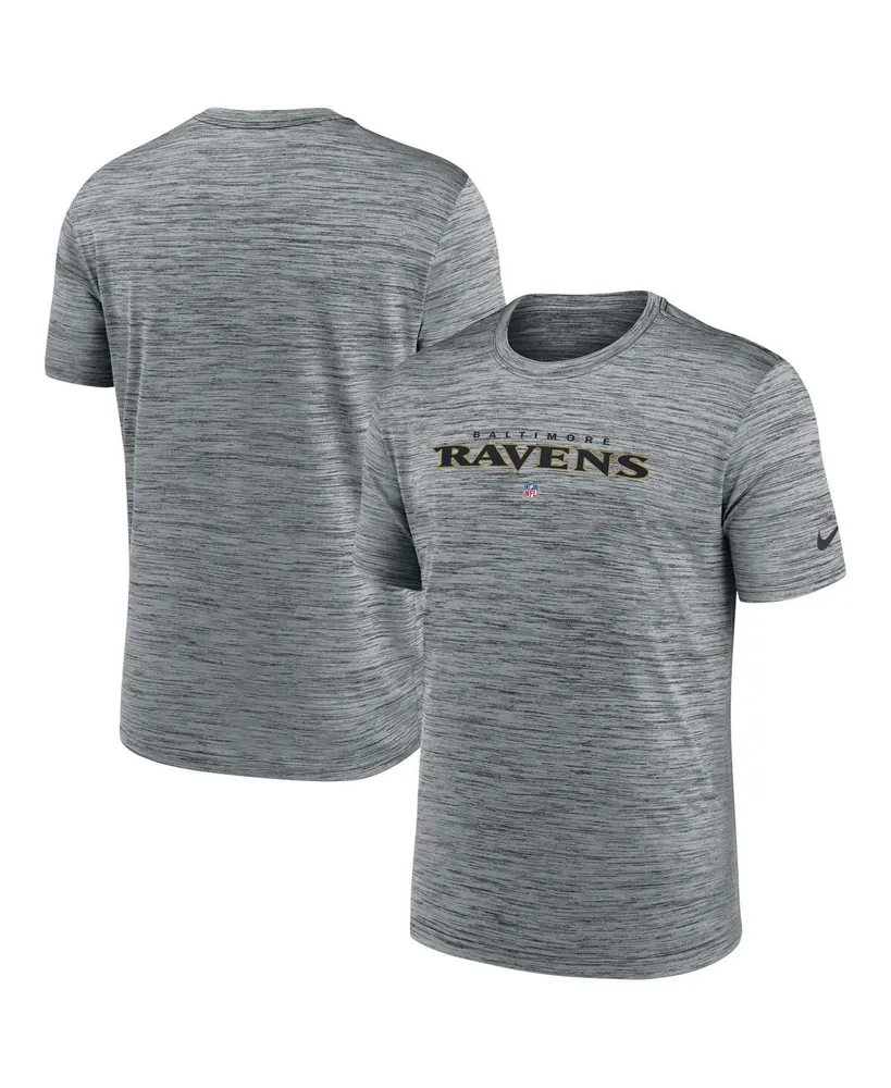 Nike Men's Baltimore Ravens Sideline Velocity T-Shirt - Purple - M Each