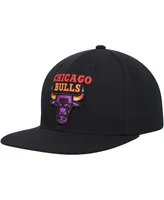 Men's Mitchell & Ness Black Chicago Bulls Soul High-Grade Fade Undervisor Snapback Hat