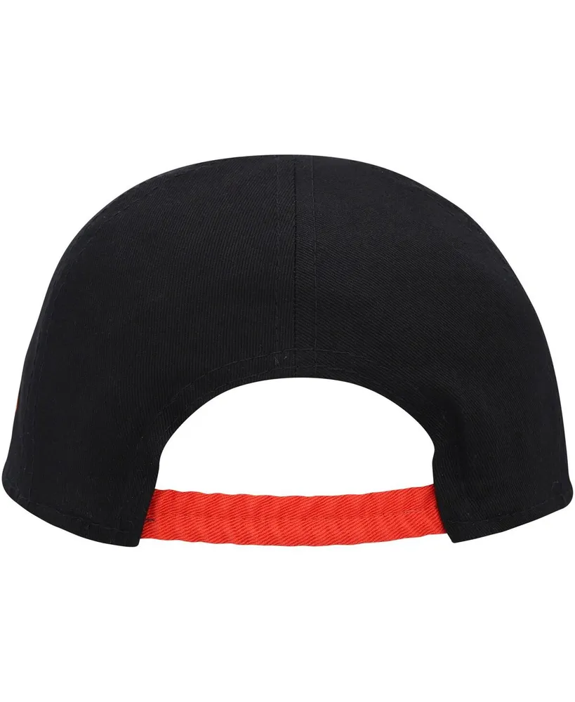 Infant Boys and Girls New Era Black San Francisco Giants Team Color My First 9TWENTY Flex Hat