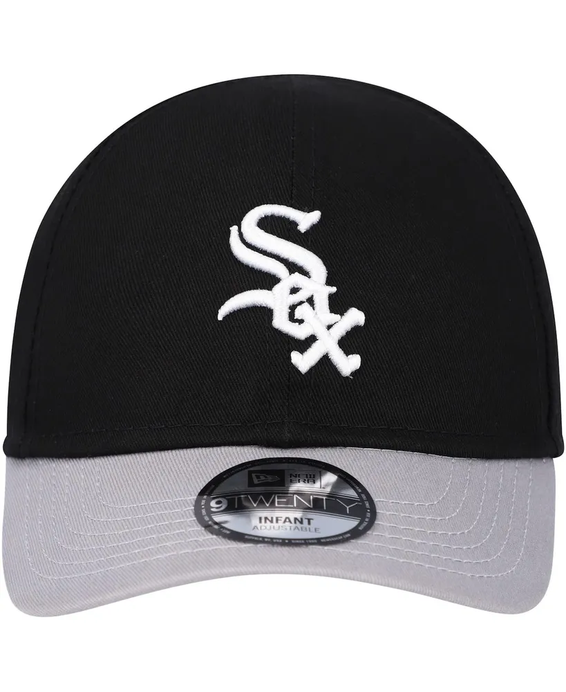 Infant Boys and Girls New Era Black Chicago White Sox Team Color My First 9TWENTY Flex Hat