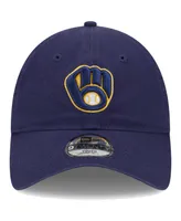 Little Boys and Girls New Era Navy Milwaukee Brewers Team 9TWENTY Adjustable Hat