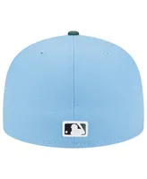 Men's New Era Sky Blue, Cilantro Toronto Blue Jays 40th Season Anniversary 59FIFTY Fitted Hat