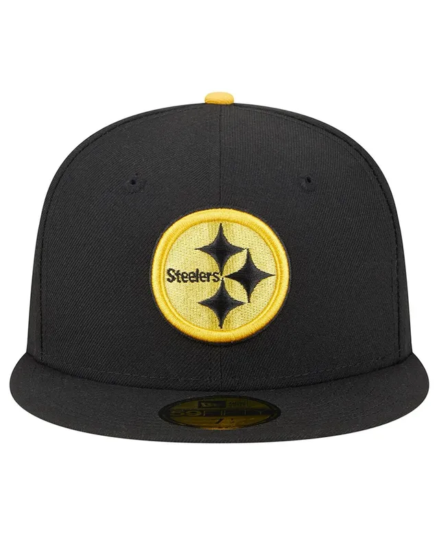 Lids Pittsburgh Steelers New Era Super Bowl XL Citrus Pop 59FIFTY Fitted Hat  - Black