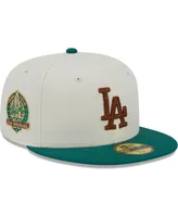 Men's New Era White Los Angeles Dodgers Cooperstown Collection Camp 59FIFTY Fitted Hat