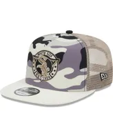 Men's New Era White Chicago White Sox Chrome Camo A-Frame 9FIFTY Trucker Snapback Hat