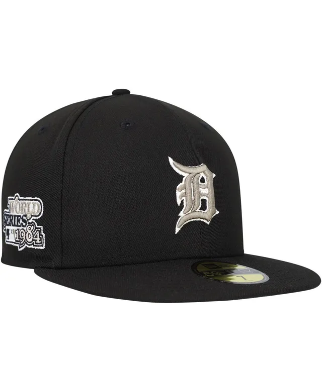 Men's New Era Cream Detroit Tigers Chrome Camel Rust Undervisor 59FIFTY Fitted Hat