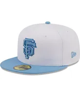 Men's New Era White San Francisco Giants Sky 59FIFTY Fitted Hat