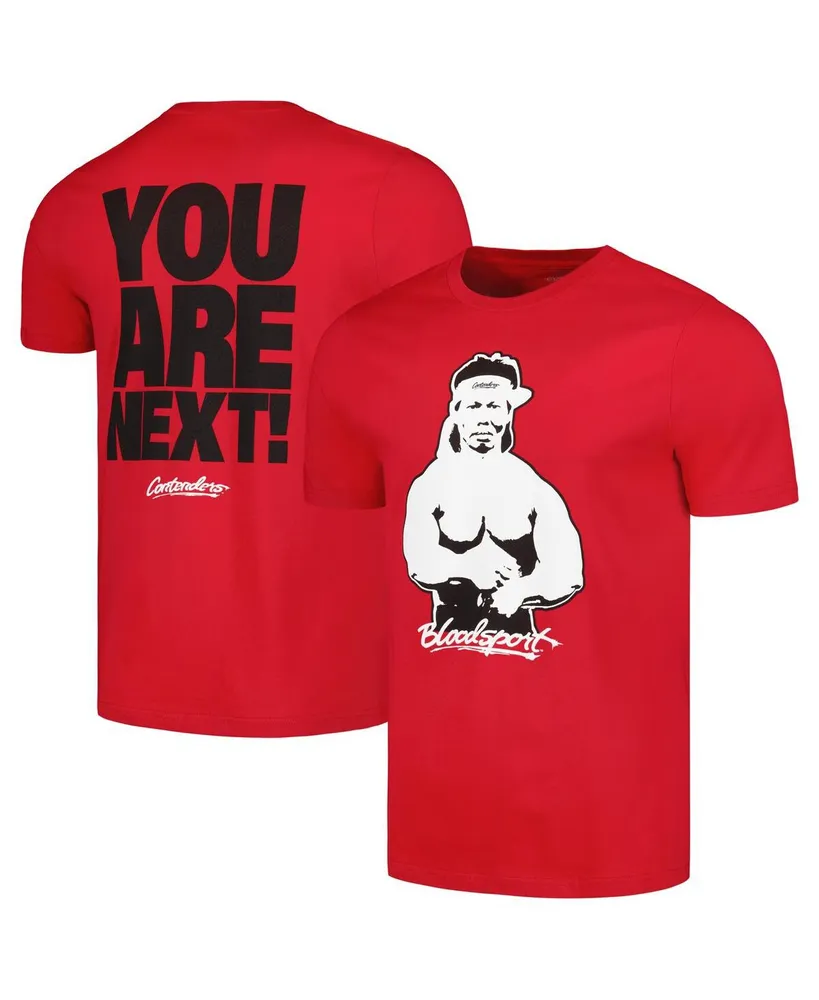 Men's Contenders Clothing Red Bloodsport You Are Next T-shirt