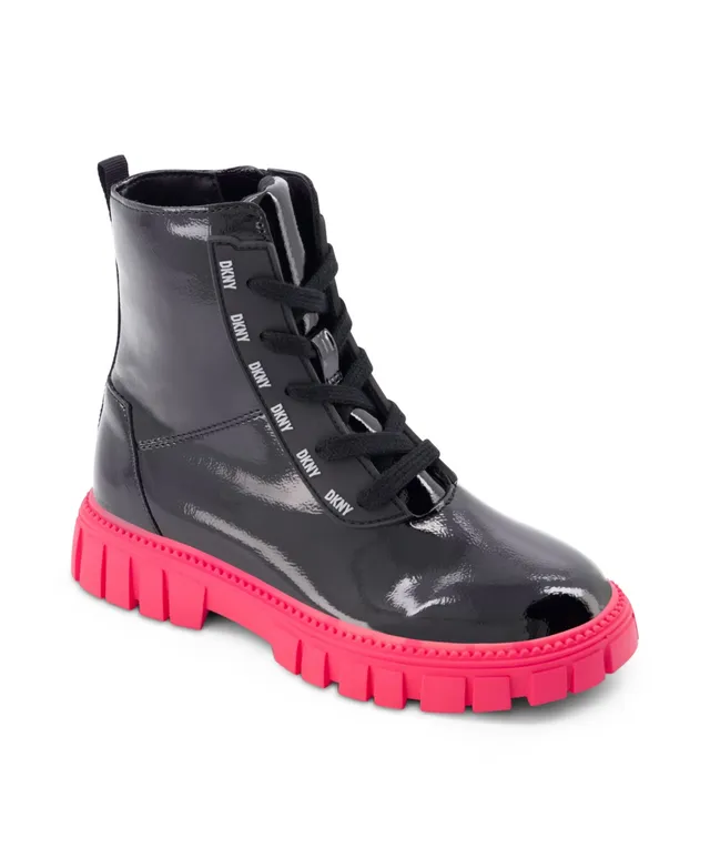 Dkny Women's Talma Lace-Up Combat Boots