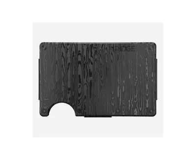 The Ridge Men's Black Damascus Wallet