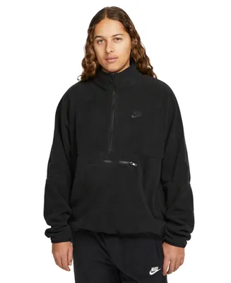 Nike Men's Club Fleece+ Half-Zip Logo Hoodie