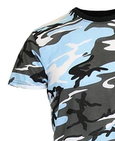 Galaxy By Harvic Men's Camo Printed Short Sleeve Crew Neck T-shirt, Pack of 3