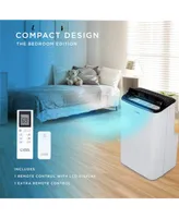 Commercial Cool Portable Air Conditioner, Dehumidifier & Fan, Portable Ac 9,000 Btu Bedroom Ac & Covers up to 450 Sq. Ft., Alexa & Wifi Enabled,White