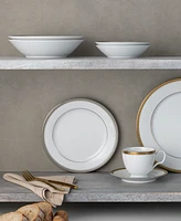 Noritake Charlotta Platinum 4 Piece 8.25" Salad Plates Set, Service for 4