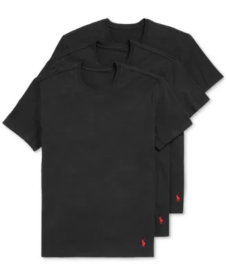 Polo Ralph Lauren Men's 3-Pk. 4D Flex Cooling Crewneck Undershirts