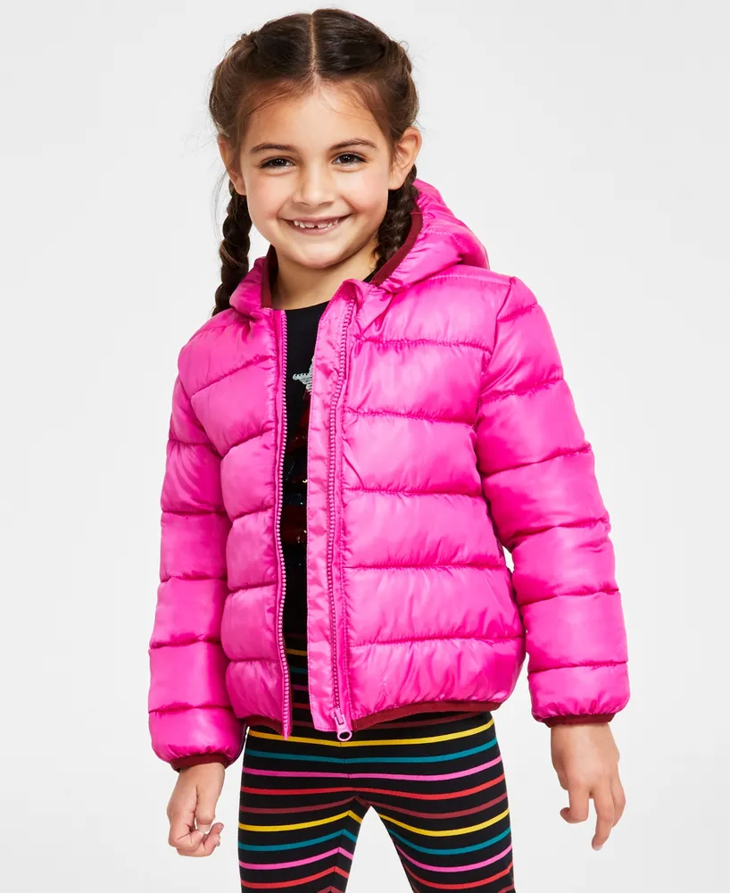 Epic Threads Toddler & Little Girls Unicorn Quilted Solid Packable Hooded Puffer Jacket, Created for Macy's