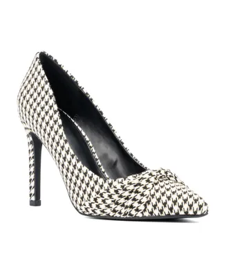 New York & Company Women's Monique- Knotted Pointy High Heels Pump