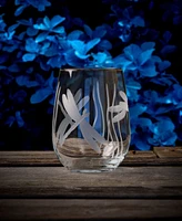 Rolf Glass Dragonfly Stemless Wine Tumbler 18oz