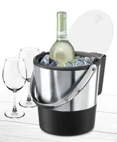 Oggi 3.8 Litre Ice Bucket with Flip Top Lid and Ice Scoop