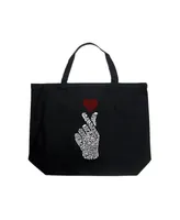 K-Pop - Large Word Art Tote Bag