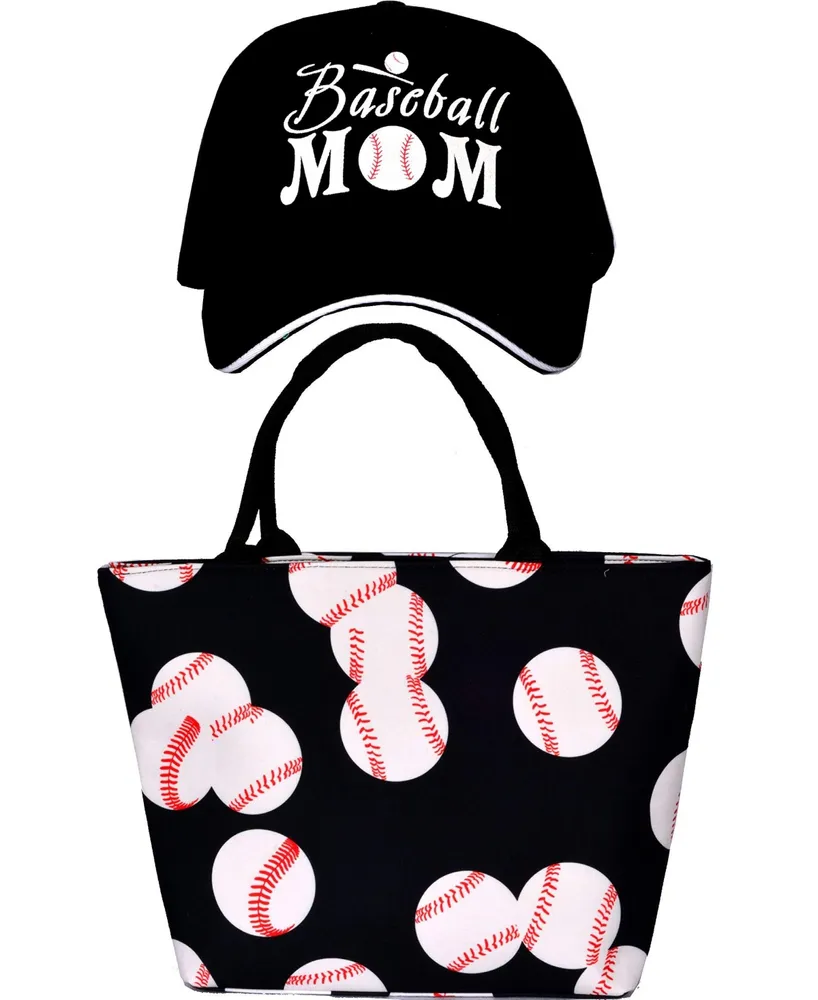 Baseball Mom Gift Set - Trucker Hat and bag - Perfect Christmas Present for Baseball Enthusiasts