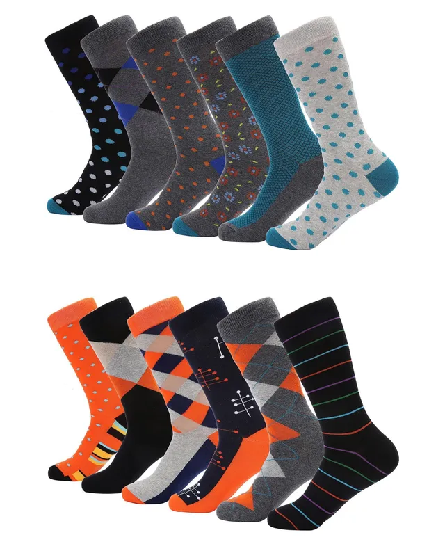 Spring Zest Fun Dress Socks 12 Pack– Mio Marino