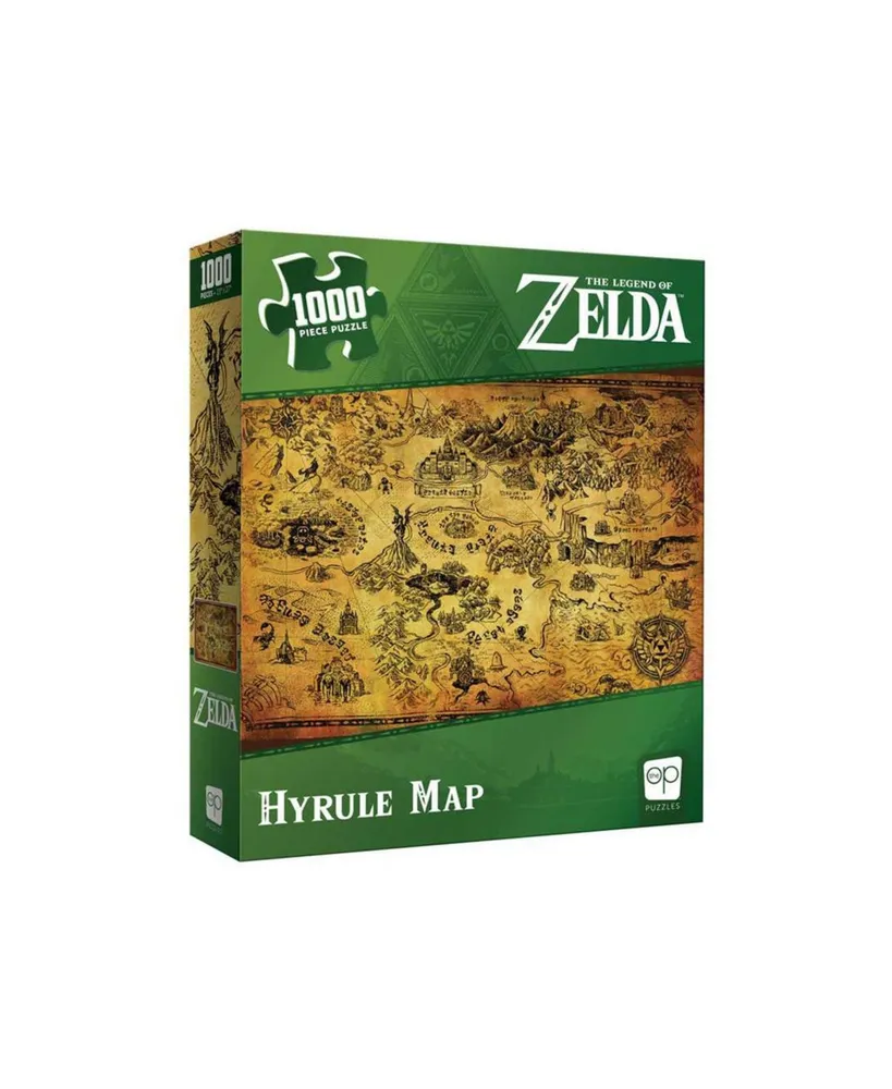 USAopoly Legend Of Zelda Hyrule Map 1000 Piece Puzzle