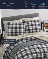 Closeout Nautica Lewes Micro Suede Sherpa Reverse Comforter Sets