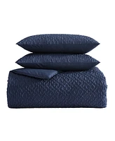 Nautica Point Harbor Embossed Piece Comforter Set
