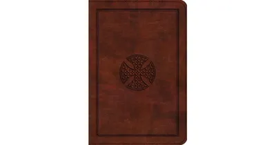 Esv Large Print Compact Bible (TruTone, Brown, Mosaic Cross Design) by Crossway