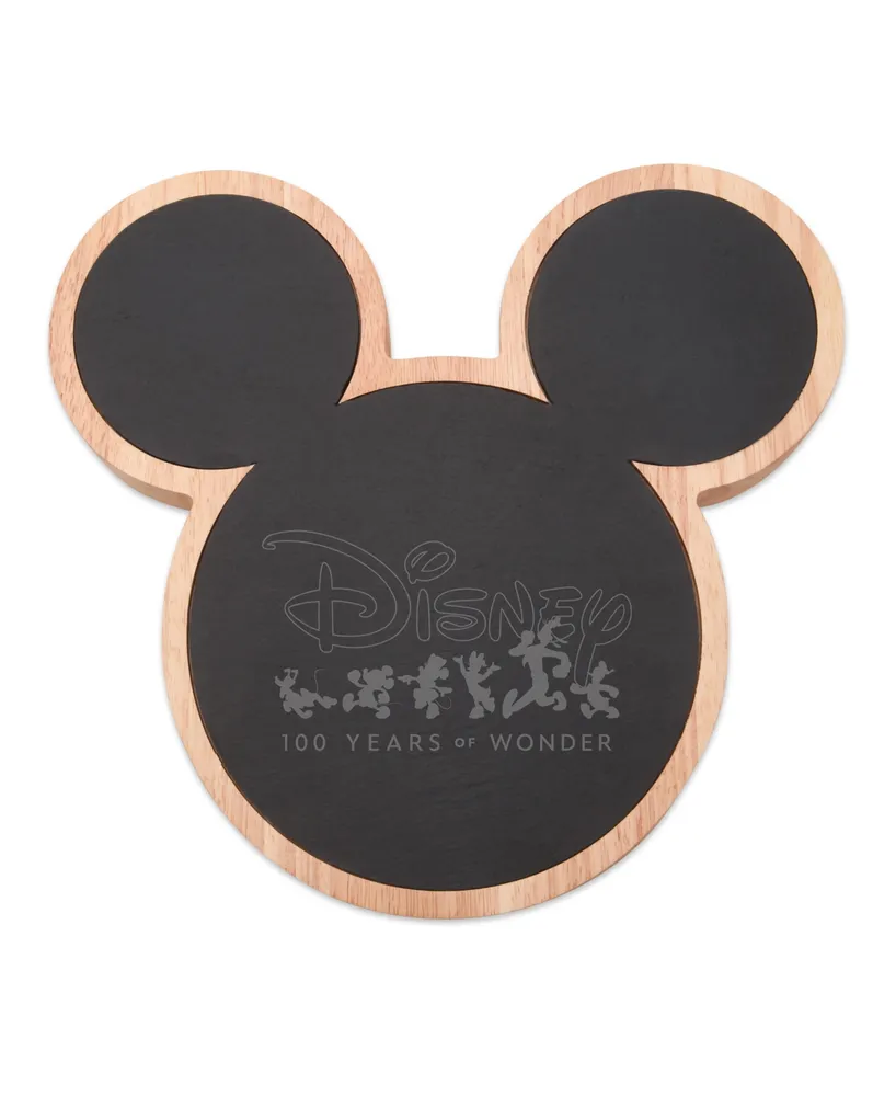 Disney 100 Mickey Mouse Slate Charcuterie Board with Cheese Knife Set