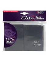 Bcw Deck Guards Elite 2 Antiglare Cool Gray Sleeves 100 Count