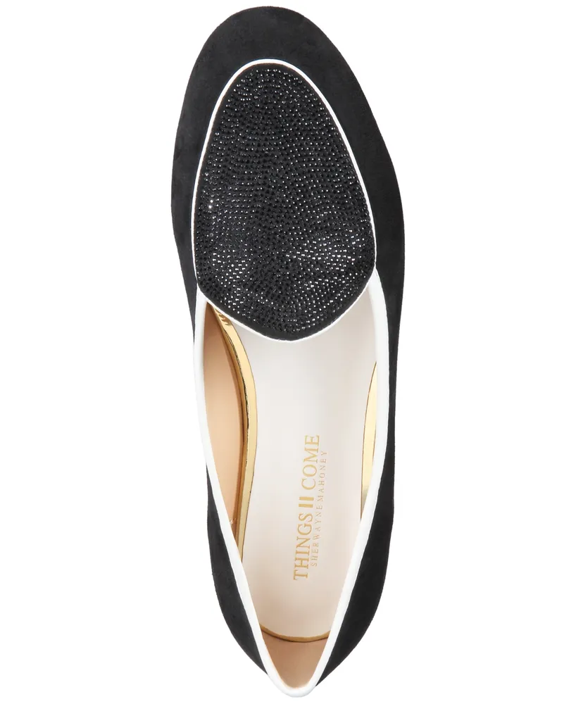 Things Ii Come Women's Lonna Luxurious Slip-On Loafer Flats