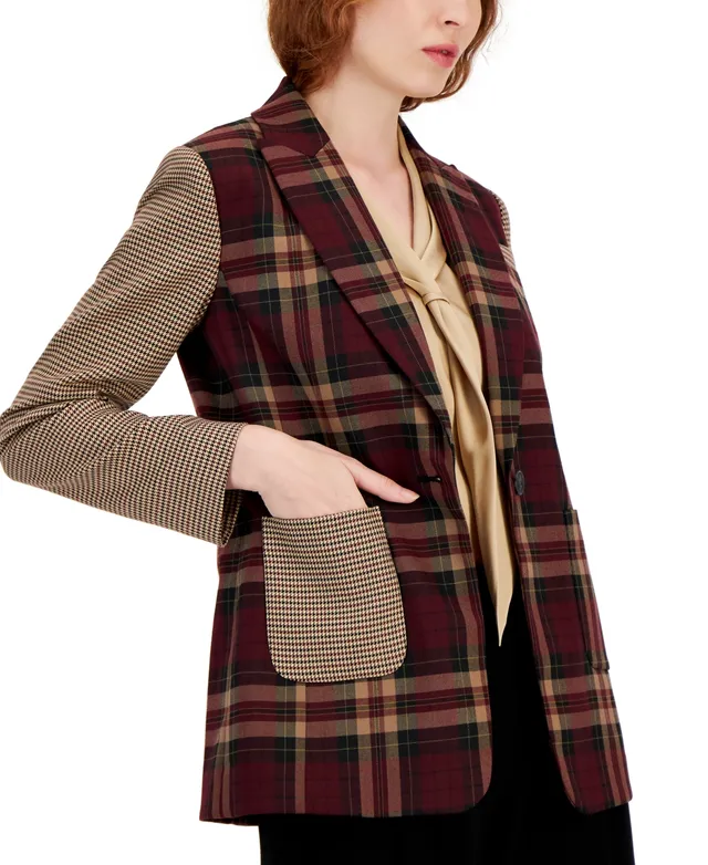 Women's Colorblocked Boyfriend Blazer