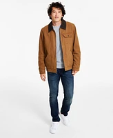 Levi's Men's Cotton Canvas Zip-Front Utility Jacket