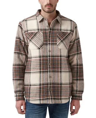 Fanatics Men's NFL x Darius Rucker Collection by Gray Buffalo Bills Canvas  Button-Up Shirt Jacket