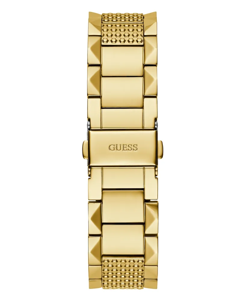 Guess Men's Analog Gold-Tone Stainless Steel Watch 42mm - Gold