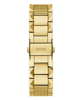 Guess Men's Analog Gold-Tone Stainless Steel Watch 42mm - Gold