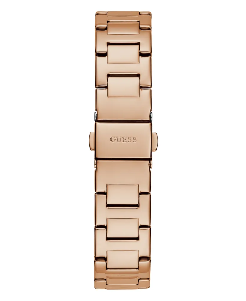 Guess Women's Analog Rose Gold-Tone Stainless Steel Watch 32mm - Rose Gold